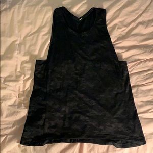 Athletic racerback tank top